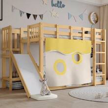 Kids Bed Frames, Headboards & Footboards - Natural + Wood + 90cm*200cm - View 12