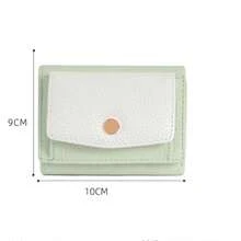 ミニ財布 RFID 三つ折り財布 レディース 本革 おしゃれ 小さい財布 スキミング防止 小銭入れ付き みつおり 牛革 軽量 コンパクト - ブラックオレンジ - チェックする 11