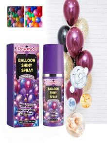 DOWMOO 1/2/3pcs Aerosol Balloon Spray, Gives Lasting Glossy Finish To Balloons Without Oxidation Or Fading - Multicolor - View 7