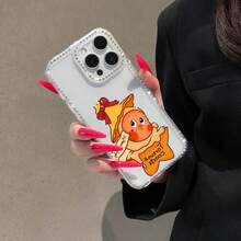 Funda para teléfono con diseño de Galleta de la Suerte, compatible con teléfonos ,  17,  16 Pro Max,  15 Pro Max,  13 y  12. Fabricada en TPU, ofrece protección contra golpes y caídas. Un regalo perfecto para familiares y amigos, para celebrar momentos de suerte o para darle un toque divertido a tu día a día. - transparente - Ver 6