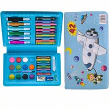 208 piezas/Set Combo de herramientas de pintura para estudiantes, incluye pinceles y bolígrafos de acuarela, lavables (patrones, accesorios y colores surtidos al azar, sin papel de dibujo incluido), set de pintura para principiantes, regalo de Navidad, vuelta al colegio, graduación, suministros de campus, recuerdo de fiesta en casa - Multicolor - Ver 20