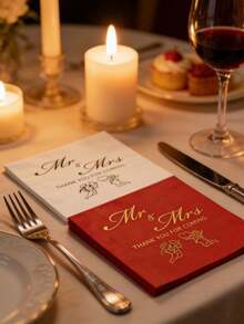 20/1 pieza Vajilla desechable para el Día de San Valentín - Servilletas, Manteles de 10*10 pulgadas, Servilletas de cocina, Servilletas blancas. Para familia, fiesta del Día de San Valentín, decoración de banquetes. Artículos esenciales para restaurantes y cocinas. - Multicolor - Ver 6