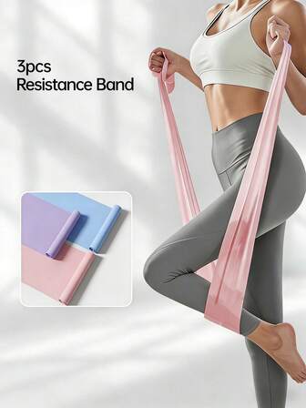 1/3pcs 1 Pc Resistance Bands,High Elastic 8-Shaped Resistance Band,Yoga Fitness Elastic Band ,Home Gym Resistance Bands,Different Stretch Band,For Full-Body Fitness, Booty, Leg, And Arm Stretching, Yoga And Pilates Workouts At Home, Portable Fitness Workout Equipment, Rubber Resistance Bands, Yoga Gym Elastic Gum Strength Pilates Crossfit Women Weight Sports