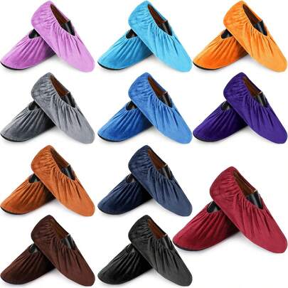 5 pares de cubiertas reutilizables antideslizantes para zapatos, protectores de zapatos suaves, lavables y gruesos, adecuados para el hogar, la oficina, el laboratorio, talla única para la mayoría, 10 colores, cubiertas de zapatos de tela esponjosa antideslizantes, impermeables, para invitados y uso doméstico, zapatos, selecciones de primavera y verano, regalos para damas de honor, habitación, decoración de dormitorio, playa, viaje, para hombres, para mujeres, vacaciones, Día de la Mujer, artículos de viaje, recuerdos de boda, Y2k, dormitorio, accesorios para automóviles de mujer, decoración de cocina, playa, verano, vacaciones, vacaciones, artículos esenciales de viaje, salir tops, artículos del hogar