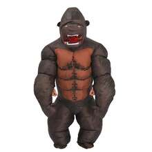 1pc Inflatable Gorilla Costume Suitable For 1.5-2m Height, Funny Costume For Christmas, Halloween, Party - King Kong - View 8