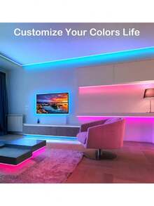 1PC Soft Light RGB LED Strip 24-Key Remote Dimmable Self-Adhesive Easy Install For TV PC Backlight - Multicolor - View 5