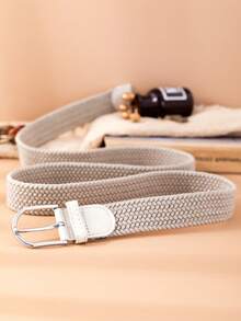 1条弹力编织男士腰带 - 经典扣环腰带，适合时尚青年 - 腰帶 - 查看 13