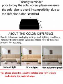 1 tấm bọc ghế sofa dày dặn, co giãn, giữ ấm, chống trượt, phủ kín toàn bộ ghế sofa, phù hợp cho mọi mùa, bọc ghế sofa bằng vải, có thể giặt máy, chống bụi, thân thiện với thú cưng, chăn trang trí sofa, có thể điều chỉnh cho sofa góc, phòng ngủ, văn phòng, phòng khách, sofa 1/2/3/4 chỗ ngồi. - Màu Khaki - Xem 11