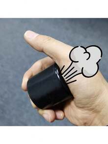 1pc Realistic Fart Sound Effect Toy - Black Fart Machine With Fart Sound Effect, Made Of Durable Synthetic Rubber Material, Suitable For Pranks, Parties And Funny Gifts (Novelty Gag Gift) - Multicolor - View 2