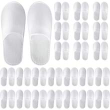 15Pairs Disposable Slippers For Guests,Bulk Slippers For Hotel,Spa,Travel,Shoeless Home,Spa Slippers With Pouch,Non-Slip( Slippers For Guests