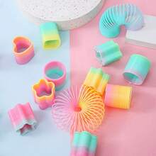 1/12/48pcs Plastic Rainbow Spring Mixed Pack,Colorful Spring Roll For Party Gifts,Christmas,New Year,Birthday Gifts And Sock Fillers,Spring Party Gifts,Birthday Party Gift Bags,Classroom Prizes,Unpacking Toys,Small Loose Toy Gifts,Easter Gift Gifts,A Dozen Colorful Star And Round Mini Gifts (Color And Shape Random),Easter Gifts,Party Bag Toys,Easter Games,Toys For Goodie Bags,Plastic,Easter Bag Fillers,Toys For Goodie Bags,Easter Game,Birthday Gifts