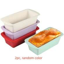 Pieces, Silicone Mini Rectangular Baking Molds (Dimensions: 19.2cm/7.56inx9cm/3.54in), Non-Stick And Easy-To-Demolding Rectangular Silicone Mini Cake Baking Trays, Suitable For Baking Bread, Soft Silicone Baking Molds And Bread Molds, Bread Trays, Brownie Cake Rectangular Baking Trays, Cake Mold - Multicolor - View 18