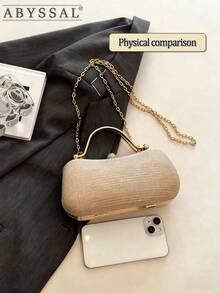 Lightweight,Business Casual Rhinestone Decor Bucket Bag Mini Drawstring Design, Clear Bag Faux Pearl Bag Evening Bag,Dinner Bag Glamorous,Elegant,Exquisite,Quiet Luxury Rhinestone For Party Girl,Woman,Bride Perfect For Party,Dinner/Banquetchristmas Party Dress, Perfectly Matching With Bridal Party, Clutch Bag For Wedding, Party Bags,Perfect For Party Wedding Prom Dinner/Banquet Matching With Holiday Party Dress Evening Dress & Sequin Dress Secret Santa Gifts For Women,Christmas Market Bag [US Local Warehouse] - 彩色 - 查看 7