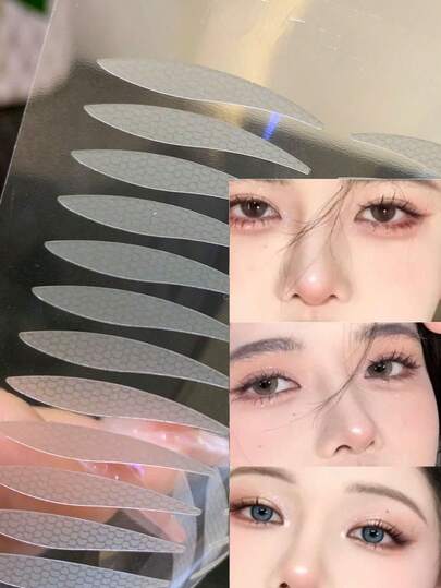 Invisible Double Eyelid Stickers, Natural Eye Shape Adjustment, Anti-Drooping, Suitable For Single Eyelid, Waterproof