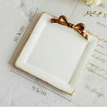 维多利亚风格情人节古董烛台，复古圆形托盘，珠宝耳环项链收纳托盘，装饰碗托盘。适用于家居装饰、摆件、生日礼物、女士礼物、母亲节礼物、毕业季礼物和婚礼烛台装饰。 - 彩色 - 查看 9