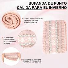 Gorra y Bufanda Set Invierno 3 en 1, Gorros para Hombre Mujer, Guantes para Pantalla Tactiles, Bufanda Hombre Mujer, para Clima Fro Actividad al Aire Libre Esquiar Ciclismo, Unisex - inicial - Ver 4