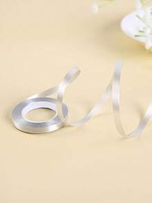 1/5/10/20/30 Rolls Of Metallic Balloon Decorative Tape, 10 Metres Long Gold Balloon Ties For Party, Suitable For Wedding, Birthday, Celebration, Gift Wrapping‌, Ribbons - Silver - View 3
