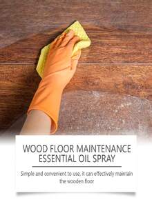 Wood Floor Maintenance Oil Spray - Nourishing And Cleaning Spray To Revive Wood Grain Luster. This Wood Floor Maintenance Oil Spray Is Like A Gentle Spring Rain Nourishing The Floor, Making Dry, Dull Floors Instantly "Disappear" And Regain Their Natural Shine! - 彩色 - 查看 6