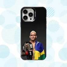Funda para teléfono C-Charles Fighting Oliveira para 17,16,15,14,13,12,11,Pro,MAX, cubierta blanca mate a prueba de golpes - Z4 - Ver 9