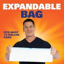 Hefty Bolsas de basura ultra fuertes de 13 galones, bolsas de basura altas para cocina, tamaño de 13 galones, resistentes a fugas, perforaciones y roturas, control continuo de olor, blanco, aroma a(Sandía) - Multicolor - Ver 6