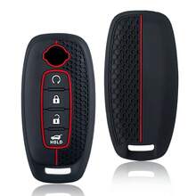 Premium Protective Key Cover, Compatible With Certain For Nissan Models, Including Sylphy, New Teana, Qashqai, And X-Trail Key Bags - Made Of Silicone Material - Shockproof And Wear-Resistant - Precisely Fitted And Colorfast. - 1pc - View 9