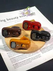 Minimalist Luxury Electronic Counter With Manual Reset Button, Portable Lanyard Design - Battery-Free Operation, Large Screen LCD Display, Suitable For Meditation, Gym, Prayer, Yoga - Durable ABS Material - Ideal For Tracking Repetitions, Rounds, Routines - Perfect Portable Counter For Meeting Statistics - Multicolor - View 2