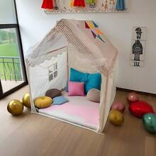 LOVEWE Portable Foldable Kids Play Tent (Indoor/Outdoor Playhouse) - For Boys/Girls, Holiday/Family Party Gift, Christmas/New Year Essential, Blue - 黃色 - 查看 7