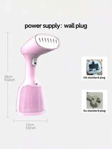 OBOVAY Máy hấp quần áo cầm tay 1500W, bàn ủi hơi nước di động, lực thẩm thấu mạnh, làm nóng nhanh 30 giây, loại bỏ nếp nhăn - 280ml - Xem 2