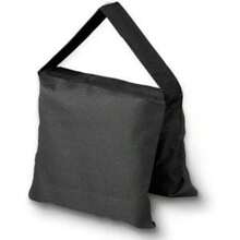 EMART Sandbags 6 Pack Sand Weight Bags Photographic Equipements For Photograpy Lighting Booms Stands Umbrella Base Fishing Chair Picnic Table - Black - 6包 - 查看 2