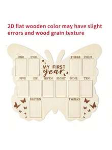 1件“我的第一个青少年里程碑相框 - 儿童木制照片展示架，12个月男孩女孩照片吊坠，完美生日礼物”，青少年配件 - 彩色 - 查看 10