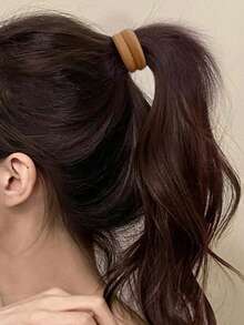 200/100/50/1 cái Dây buộc tóc nữ đa năng màu đen trắng kaki nâu hỗn hợp ngẫu nhiên, độ co giãn cao, mềm mại, thích hợp cho buộc tóc đuôi ngựa, phụ kiện tóc thời trang, thanh lịch, tối giản, phù hợp cho hàng ngày, dự tiệc, đi làm, kỳ nghỉ, rửa mặt, trang điểm, tạo kiểu tóc, phụ kiện phối đồ, dây chun buộc tóc, dây buộc tóc, chun giữ nếp tóc, đồ tập thể dục, đồ thể thao, dây chun buộc tóc, scrunchies, dây buộc tóc đàn hồi - Nhiều màu - Xem 3