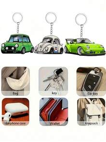 1pc Truck Pattern 2D Acrylic Pendant, Can Be Used As A Multi-Functional Keychain, Decorative Accessories, Interior Hanging Decoration, DIY Backpack Hanging Decoration. It Can Also Be Used For Valentine's Day, Car Decoration, Home Decoration, Holiday Decoration And Room Decoration. Car Accessories Bag Charm Backpack For School Cute Goth Y2k Christmas Gift Ideas Bag Accessories Lanyards With Id Holder Car Accessories Bag Charms Car Accessories Teacher Friend Sister - Multicolor - View 8