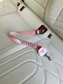 1pc Cute Pet Car Safety Belt Harness Leash, Creative Heart-Shaped Dog/Cat Vehicle Safety Tether Strap,Dog Accessories
