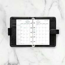 Filofax - Recambio para agenda de calendario, tamaño mini, mes para ver, papel blanco, inglés, 2026 (C68110-26)(default) - Multicolor - Ver 5