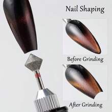 3D Diamond Nail Drill Bits, Tungsten Carbide Nail Drill Bits, Nail Drill Bits, Professional Nail Clippers - Heavy Duty Metal Manicure/Pedicure Tools With Sealed Handle, For Trimming Nails, Removing Excess Cuticles And Calluses - Suitable For Home And Salon Use - Multicolor - View 2