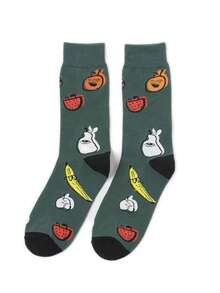 1 Pair Of Unisex Men's And Women's Cartoon Retro British Gentleman Mid-Calf Socks Cartoon Dog Jacquard Socks That Can Be Worn In All Seasons - Multicolor - View 13