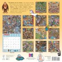 Kelsey Oseid - Calendario de pared de Illustrated Animal Kingdom 2026, 12 x 12 pulgadas(Buscando Bigfoot) - Multicolor - Ver 2
