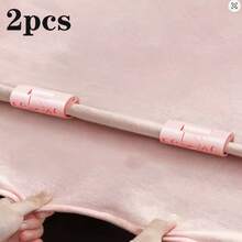 6pcs Pink Bed Sheet Holder Straps - Adjustable Anti-Slip Sheet Clips, Durable Polypropylene Material, Secure Hold For Smooth Bedding, Easy To Install, Hand Wash Only, Bedding Accessories