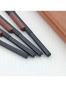 5pcs Hunting Themed Ballpoint Pens, With 1.0mm Black Ink, Outdoor Enthusiast Gift Set, Retractable Mechanism, Smooth Ink Flow, Unisex Pen, Push-Button Style, Creative Gift - Multicolor - View 7