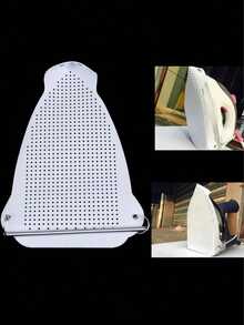 1 pieza/2 piezas Alfombrilla aislante para planchar, Funda protectora para planchar, Alfombrilla protectora para planchar, Antescaldaduras para base de plancha eléctrica - Blanco - Ver 5