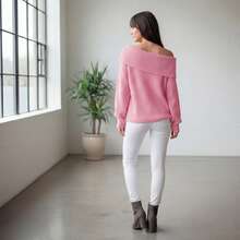 Women Cardigans - Pink - View 3