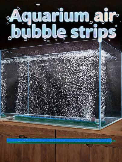 1pc Efficient Aquarium Bubble Bar, Bubble Diffuser, Aquarium Accessory, Beneficial For Fish Health, Easy To Install, Durable Diffuser, Suitable For Freshwater Fish Tank