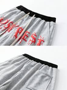 LEGEN DEER Men's Casual Straight Leg Pants, Fashionable Sportswear Trousers For Spring And All Seasons - Light Grey - View 3