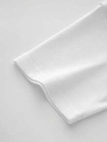 1pcs Braves Logo Men's 220g Sports T Shirt Casual Streetwear 100% Cotton Tee Baseball Style Digital Printed T Shirt Oversized Hip Hop Summer Top - 白色 - 查看 7