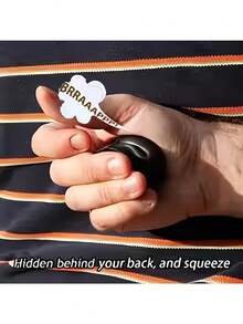 1pc Realistic Fart Sound Effect Toy - Black Fart Machine With Fart Sound Effect, Made Of Durable Synthetic Rubber Material, Suitable For Pranks, Parties And Funny Gifts (Novelty Gag Gift) - Multicolor - View 7