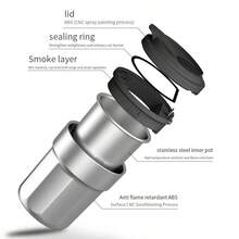 Car Ashtray & Cup Holder, Available In Multiple Colors - Car Ashtray - View 10