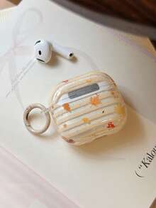 Maple Leaf Design 4/ Pro 3/ Pro 2 Protective Case, Korean Style Compatible With Apple Earphones - Multicolor - View 12