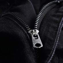 Men's Purple Ripped Distressed Stretch Skinny Jeans., Streetwear Aesthetics, And Vintage Design, Suitable For All Seasons And Easy To Pair With Any Top. - Tím Đen - Xem 6