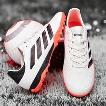 1双足球鞋/足球鞋，可拆卸鞋钉，适用于训练、室外人造草坪、室内场地，专业团队运动鞋，系带设计，防滑橡胶鞋底，轻便高性能设计，顶级足球鞋 - 米色 - 查看 9