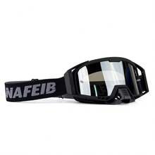 TUOGTCI Unisex PC Lens Off-Road Motorcycle Riding Goggles, Outdoor Sports Protective Eyewear, Windproof Dustproof Goggles, For Ordinary Decorative Use - Polycarbonate Frames, No Optical Power